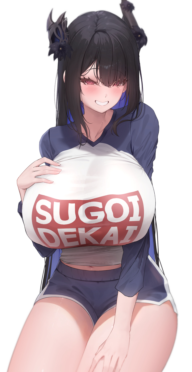 This is a pixiv picture whose title is SUGOI DEKAI.