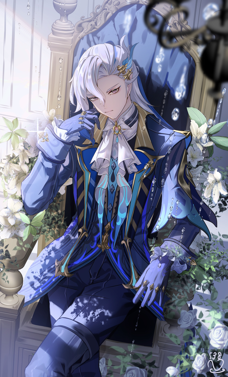 This is a pixiv picture whose title is ヌヴィレット.
