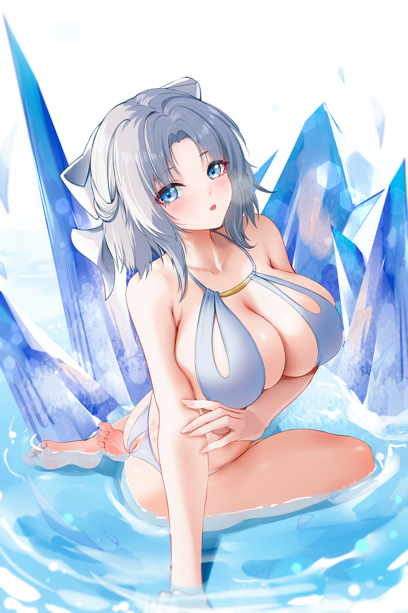 This is a pixiv picture whose title is 雪泉 Yumi.