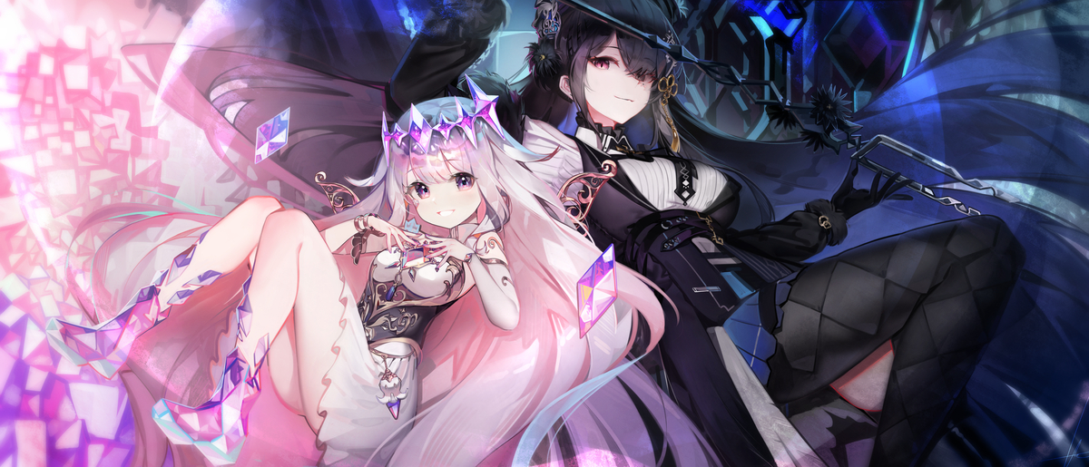 This is a pixiv picture whose title is ビジュー&ネリッサ.