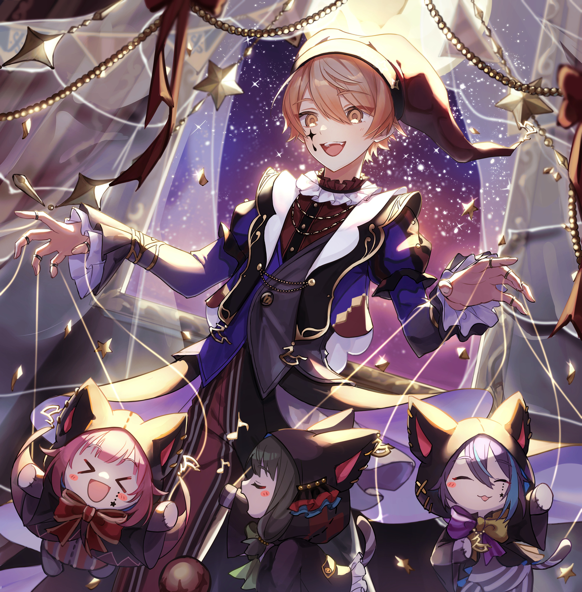 This is a pixiv picture whose title is 🎪.