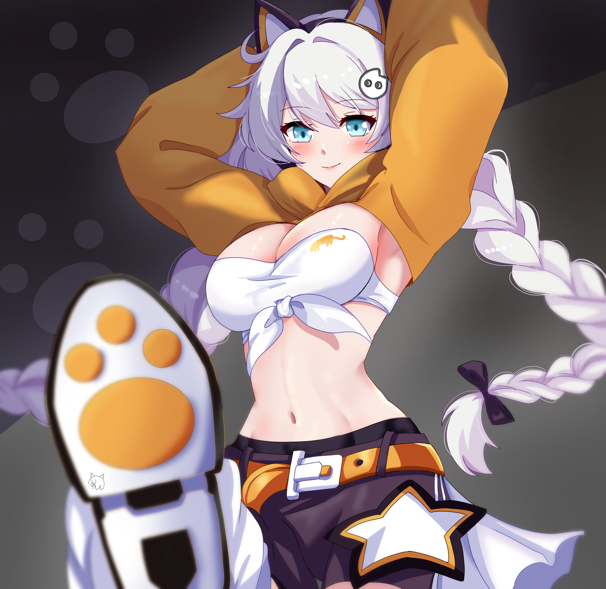 This is a pixiv picture whose title is My Orange Cat.