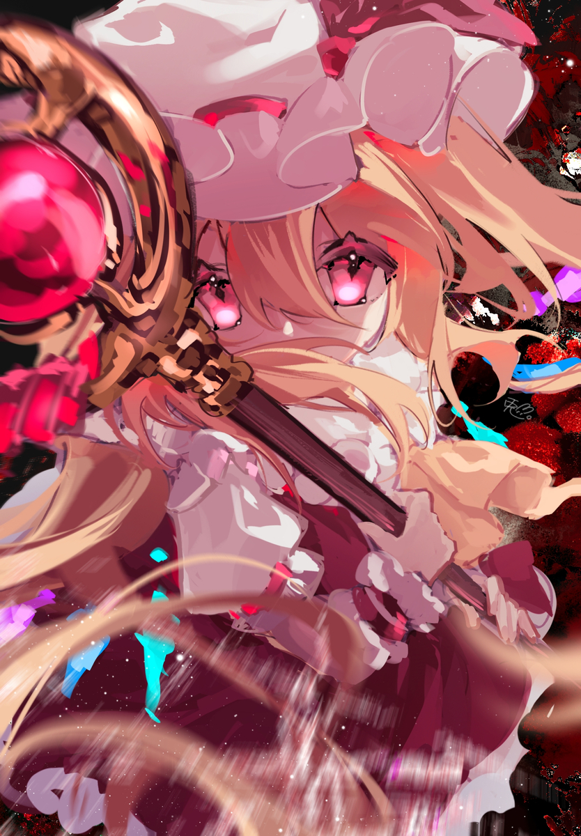 This is a pixiv picture whose title is 葬送のフランドール.