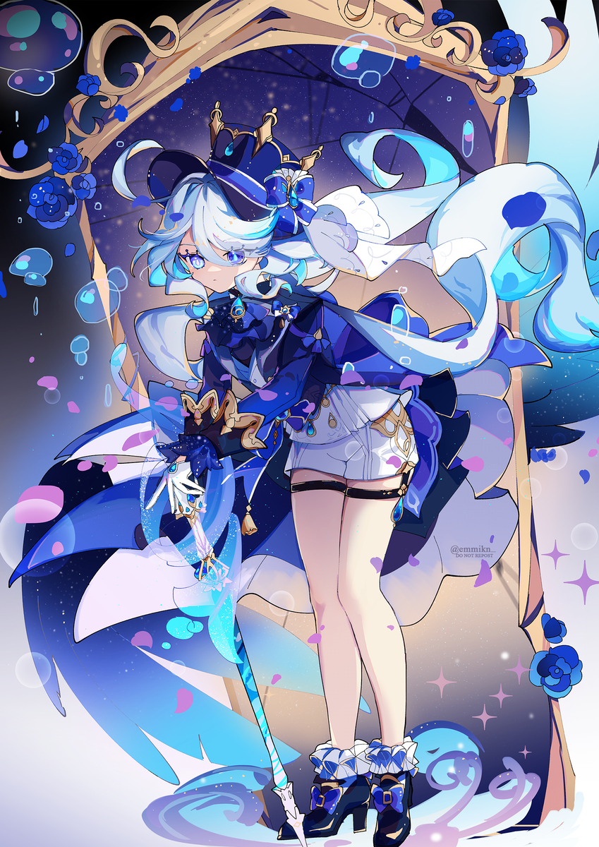 This is a pixiv picture whose title is furina.