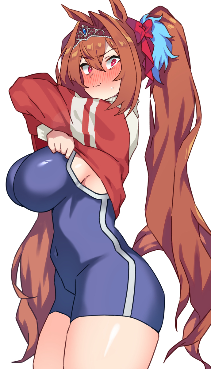 This is a pixiv picture whose title is ダイワスカーレット.