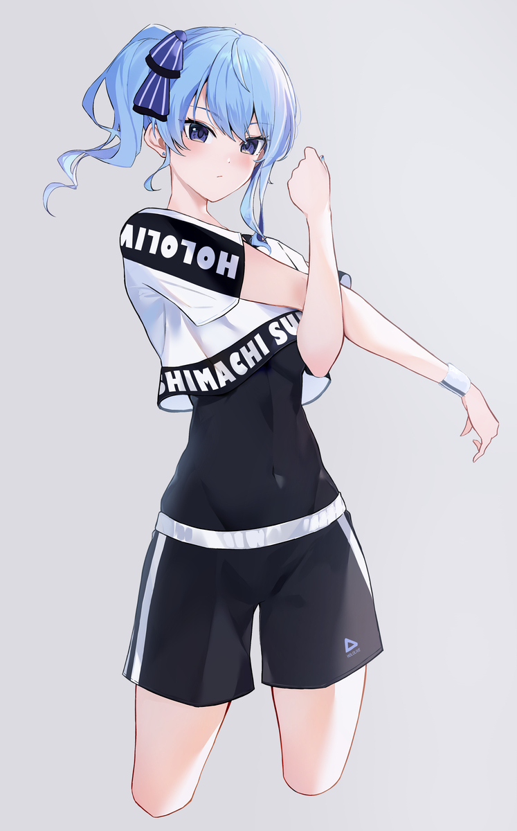 This is a pixiv picture whose title is ストレッチすいちゃん.