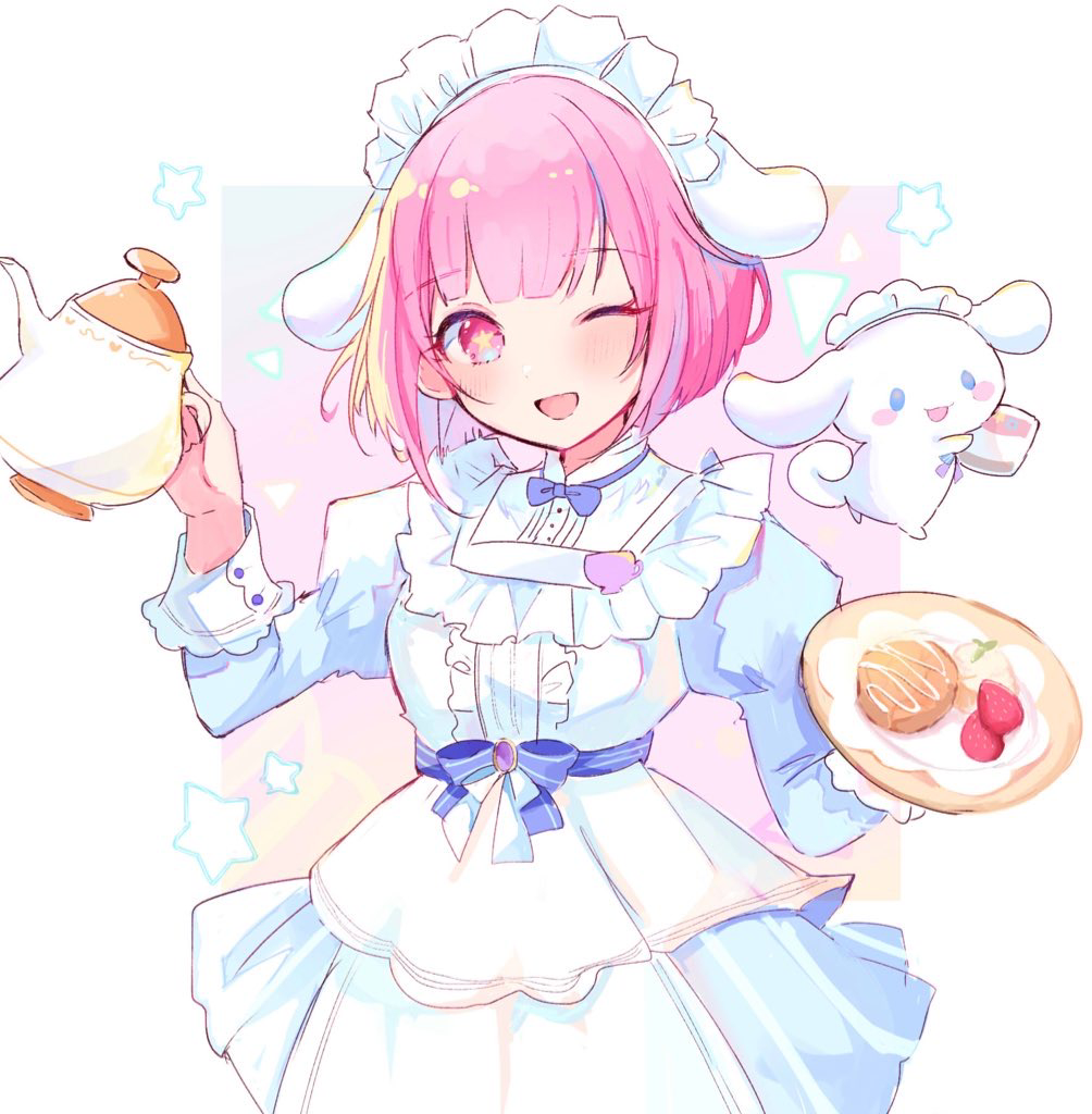 This is a pixiv picture whose title is シナモンえむ.