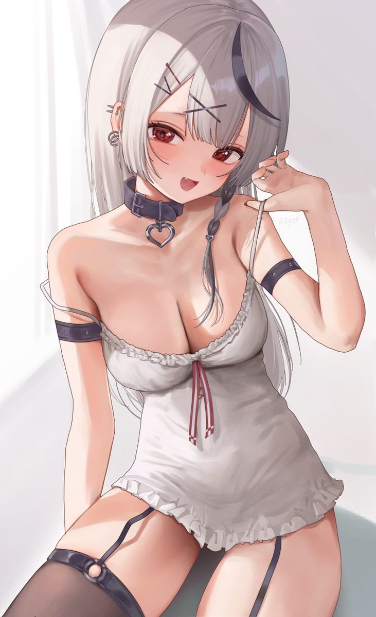 This is a pixiv picture whose title is ６０日目　沙花叉.