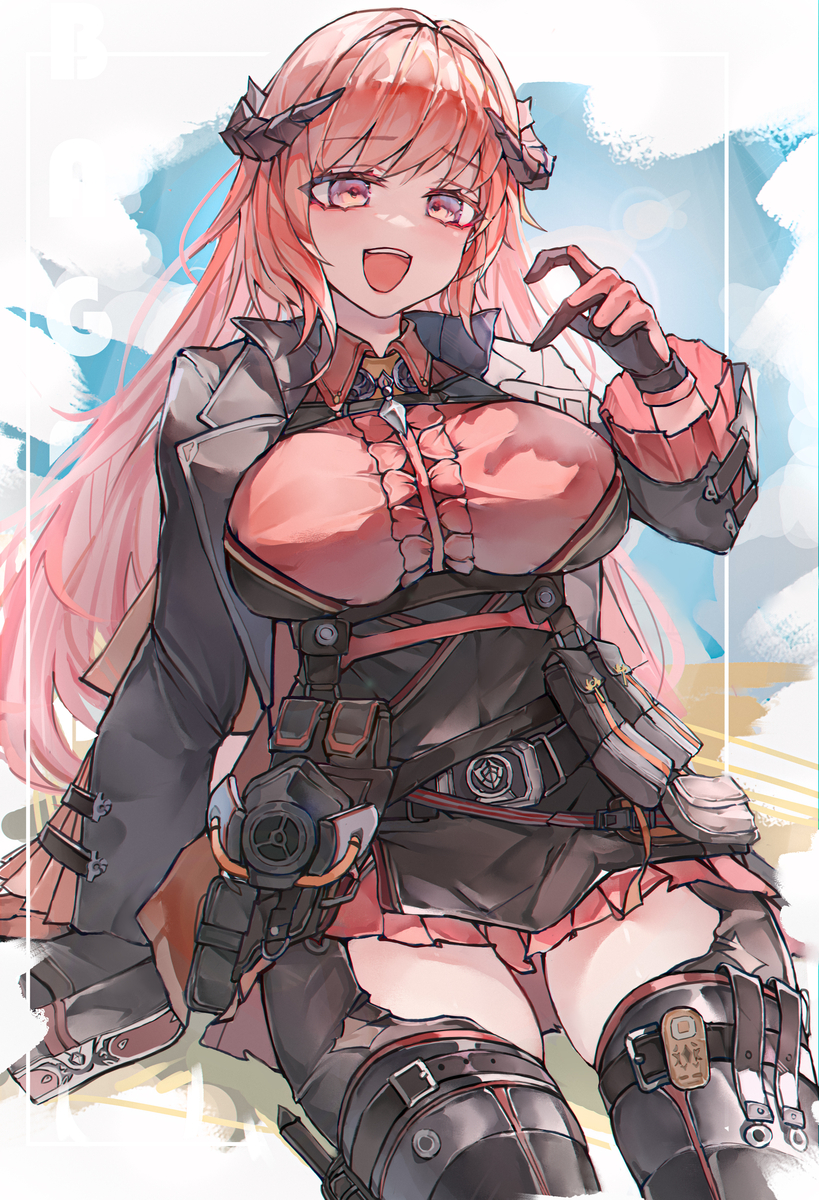 This is a pixiv picture whose title is 制服风笛可爱捏.