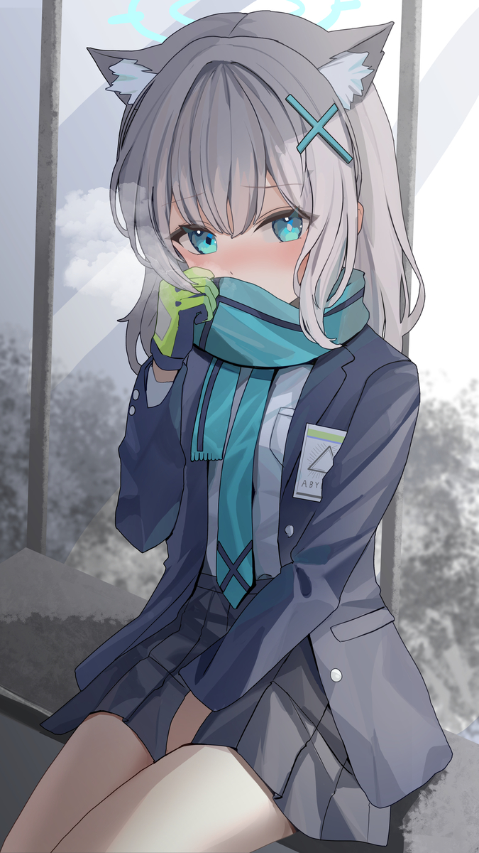 This is a pixiv picture whose title is 砂狼シロコ.