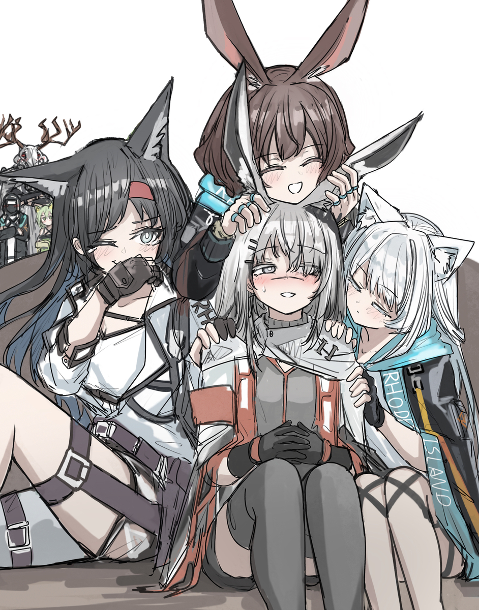 This is a pixiv picture whose title is meeting.