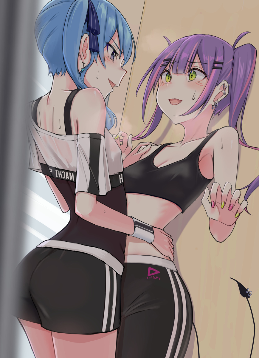 This is a pixiv picture whose title is レッスン後.