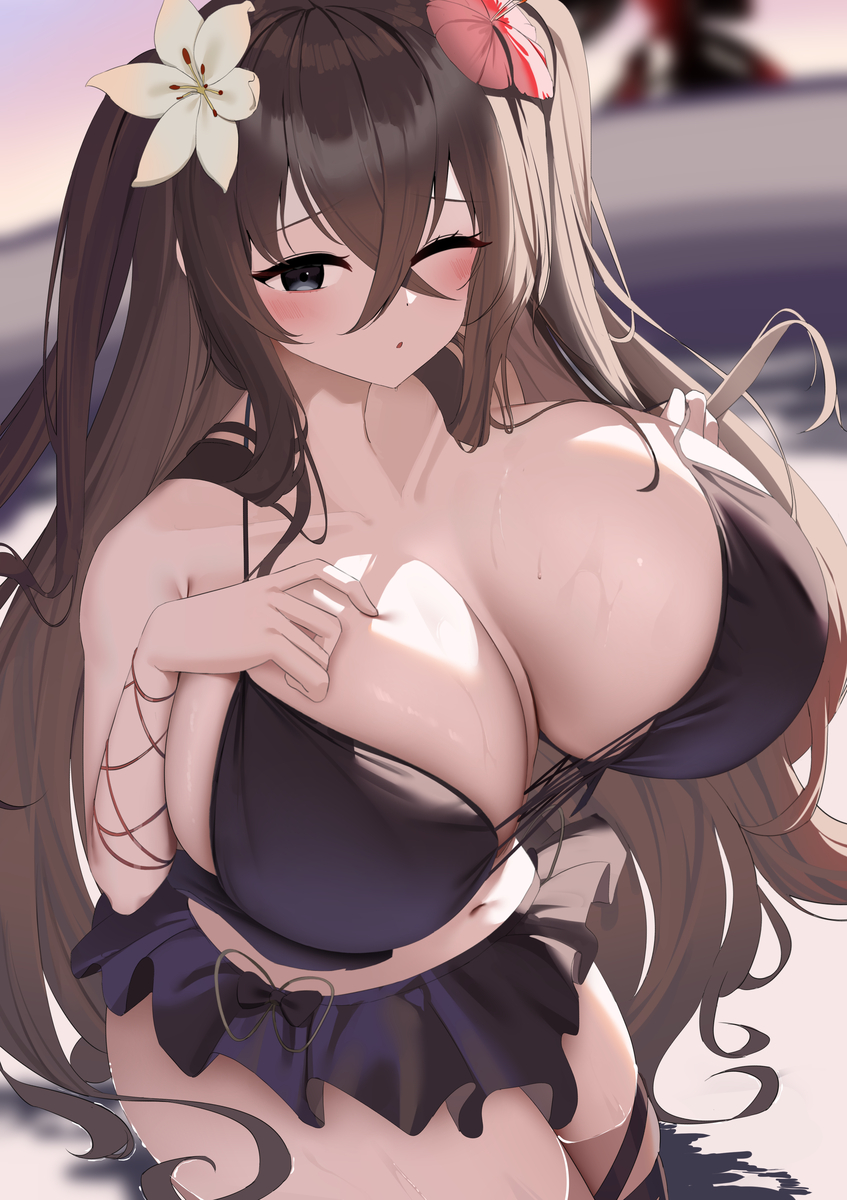 This is a pixiv picture whose title is 雪不帰.