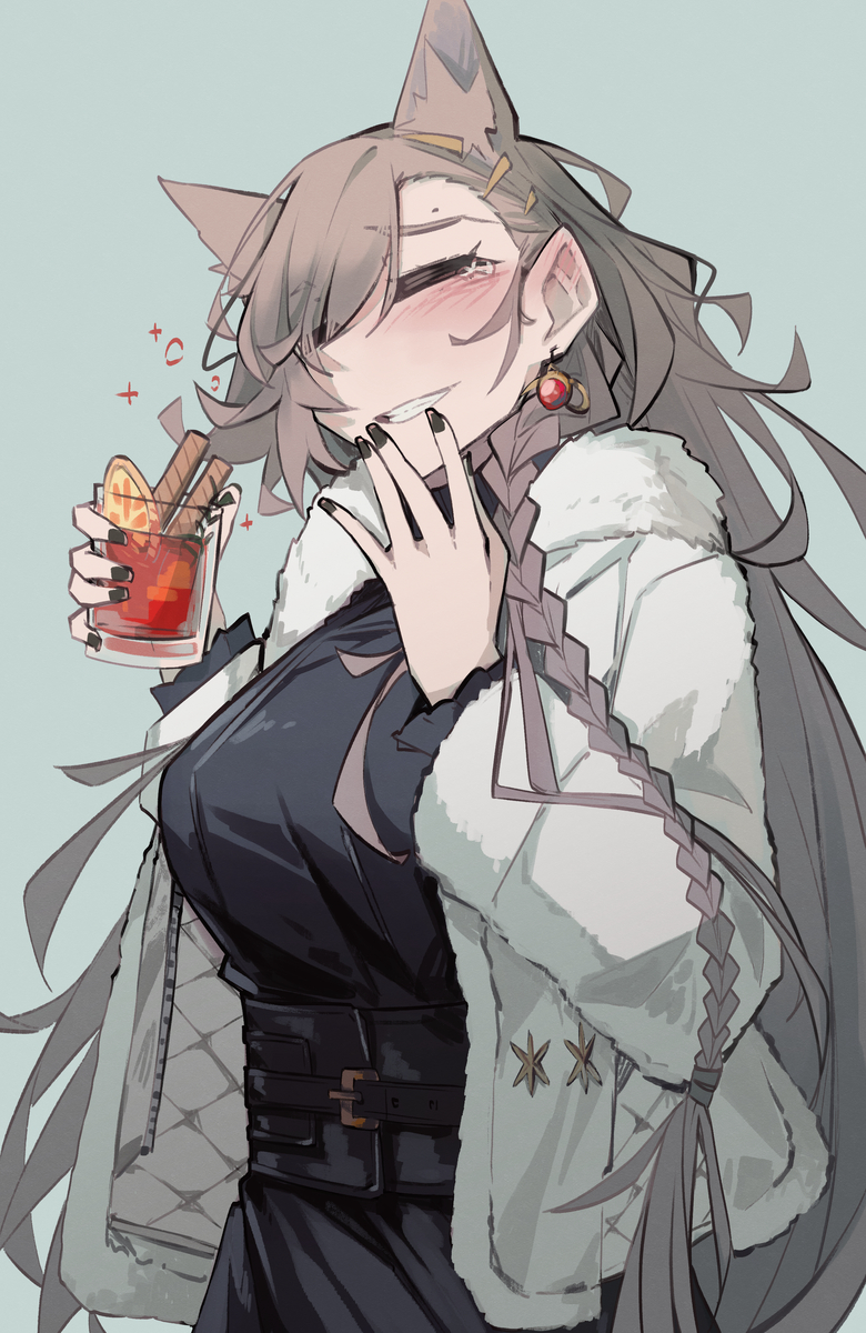 This is a pixiv picture whose title is Drunk Miss Penance.