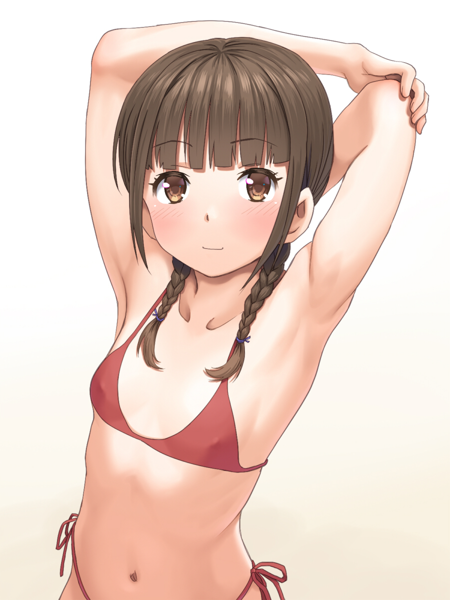 This is a pixiv picture whose title is ストレッチ.
