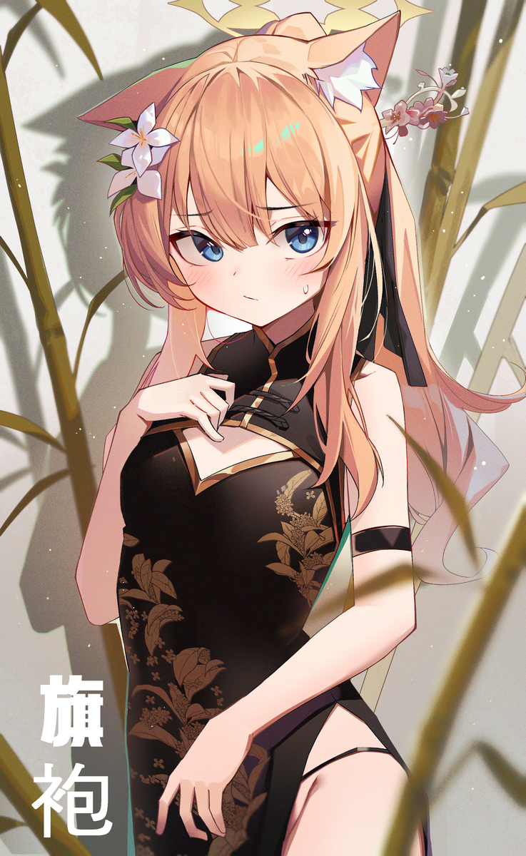 This is a pixiv picture whose title is 旗袍.