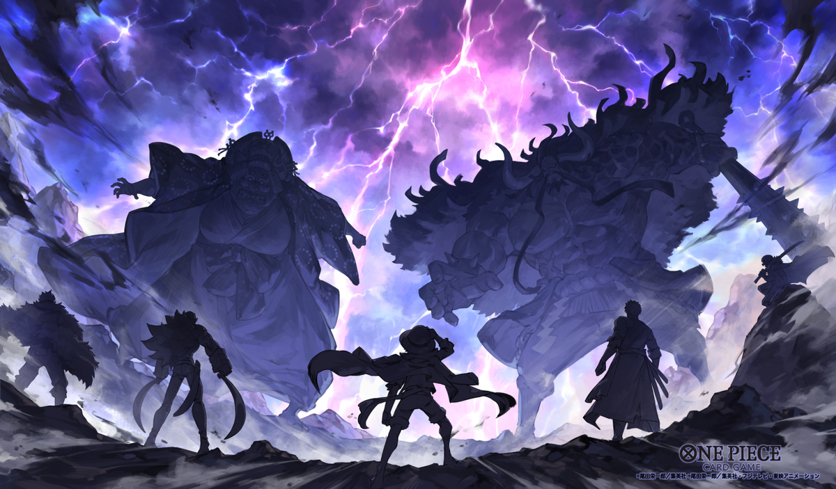This is a pixiv picture whose title is ONE PIECE CARD GAMEチャンピオンシップイラスト.