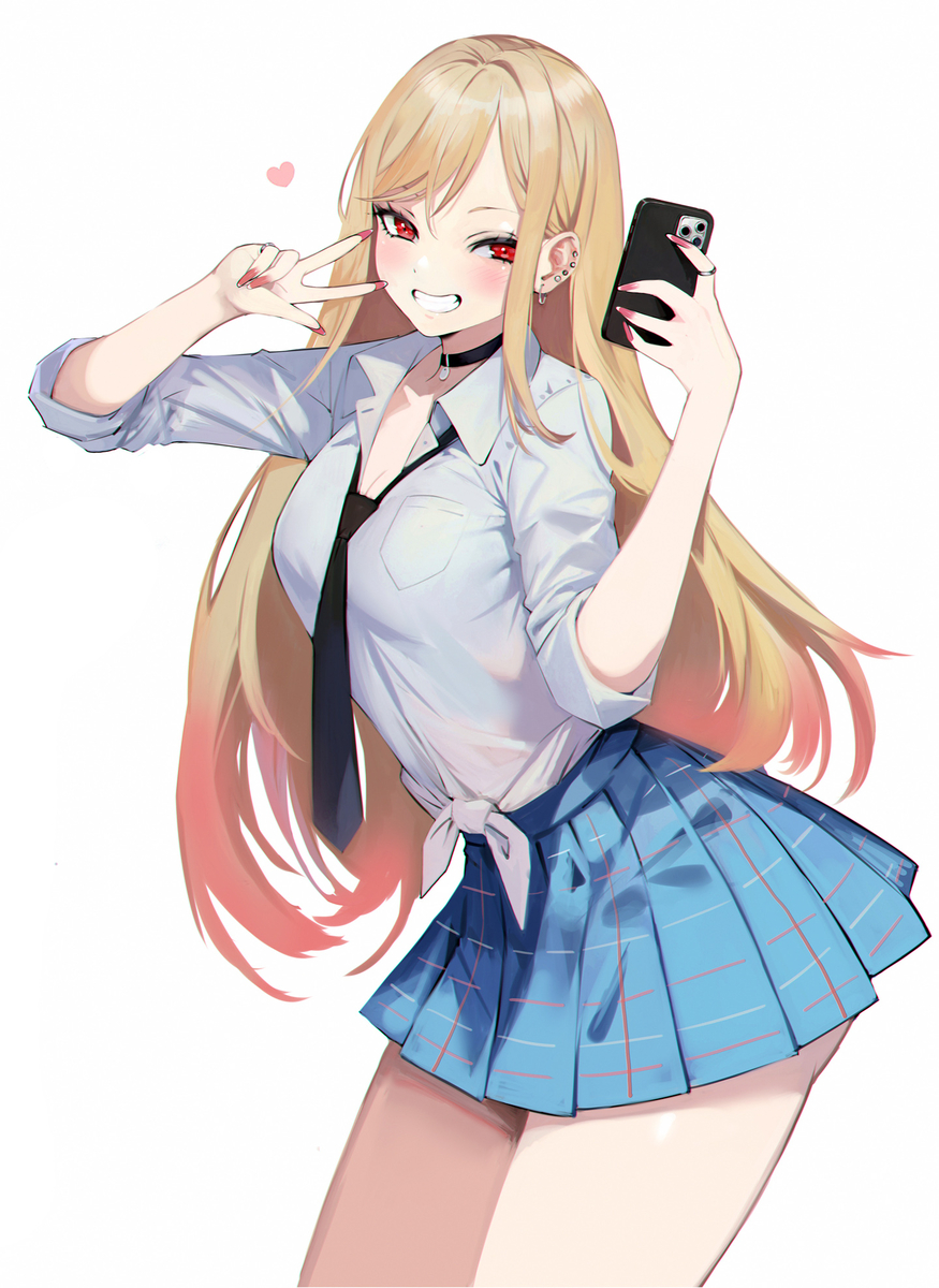 This is a pixiv picture whose title is 喜多川海夢.