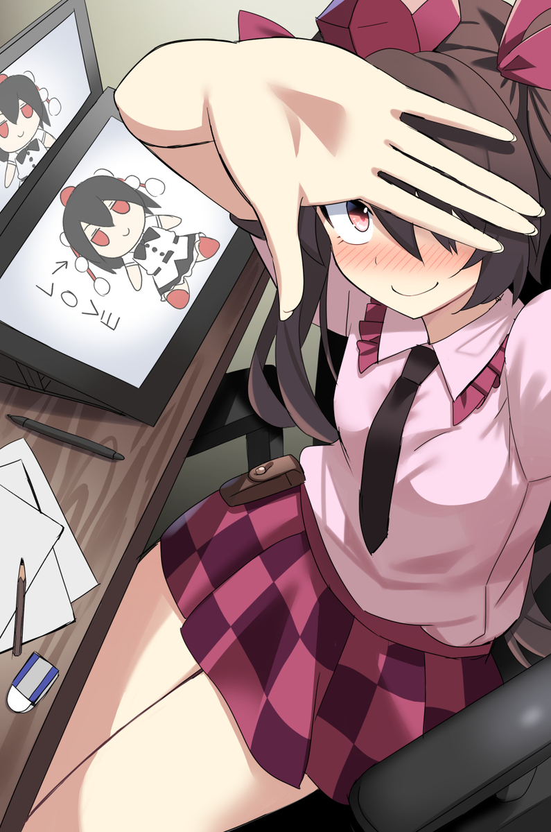 This is a pixiv picture whose title is 100年後に正体を明かす有名鴉天狗.