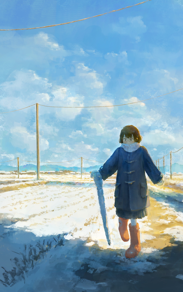 This is a pixiv picture whose title is 雪.