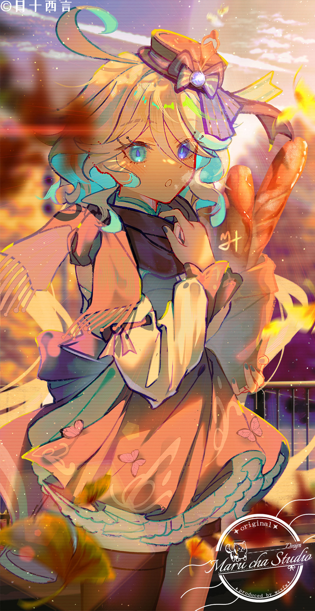 This is a pixiv picture whose title is 🍁（3/4）.
