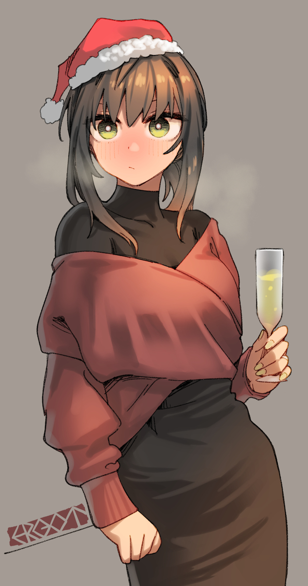 This is a pixiv picture whose title is 「司令官、まだかな...？」.