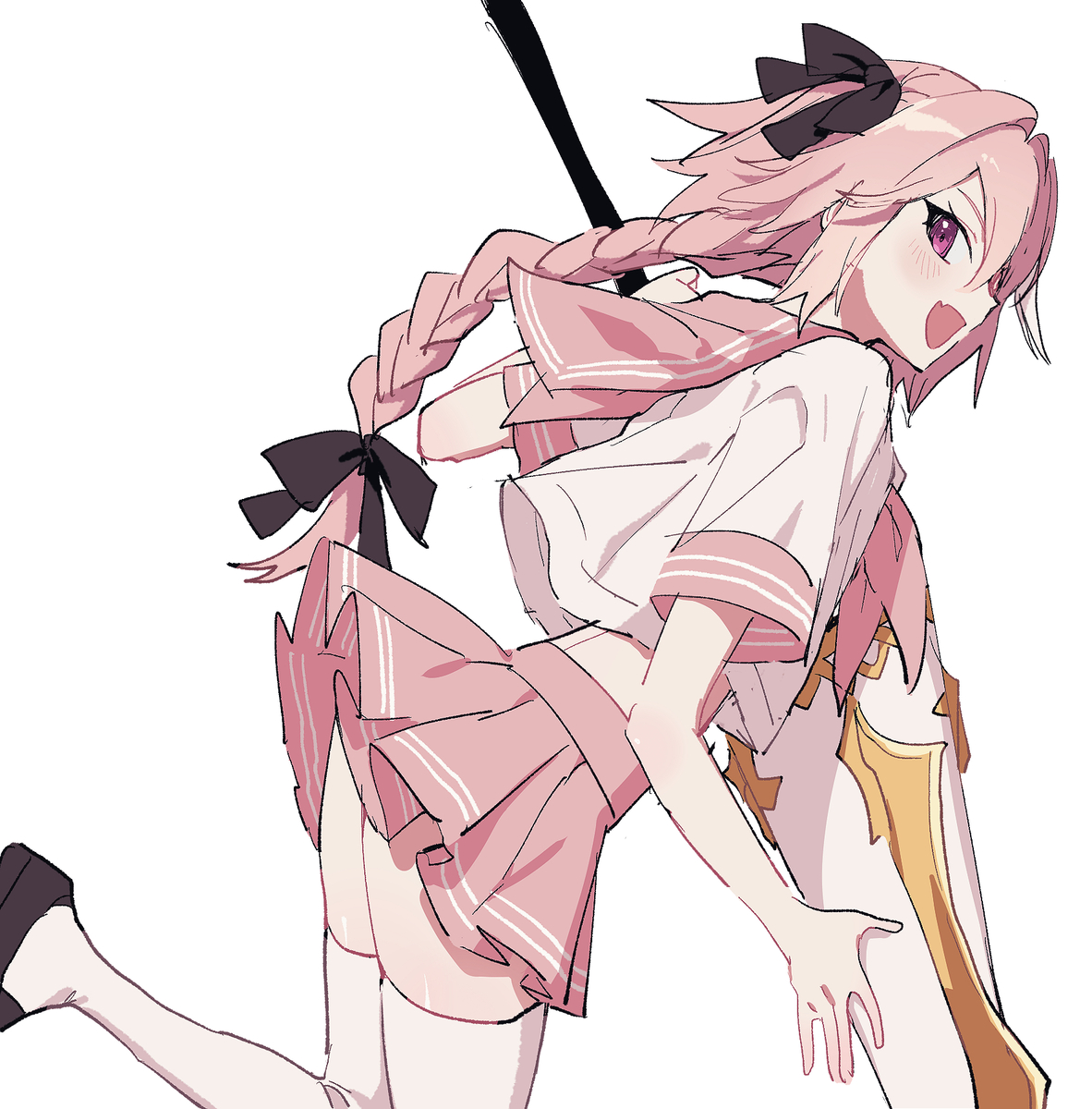 This is a pixiv picture whose title is astolfo.