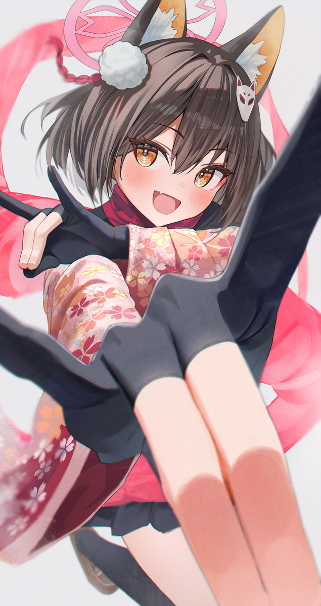 This is a pixiv picture whose title is イズナ　１１０日目.
