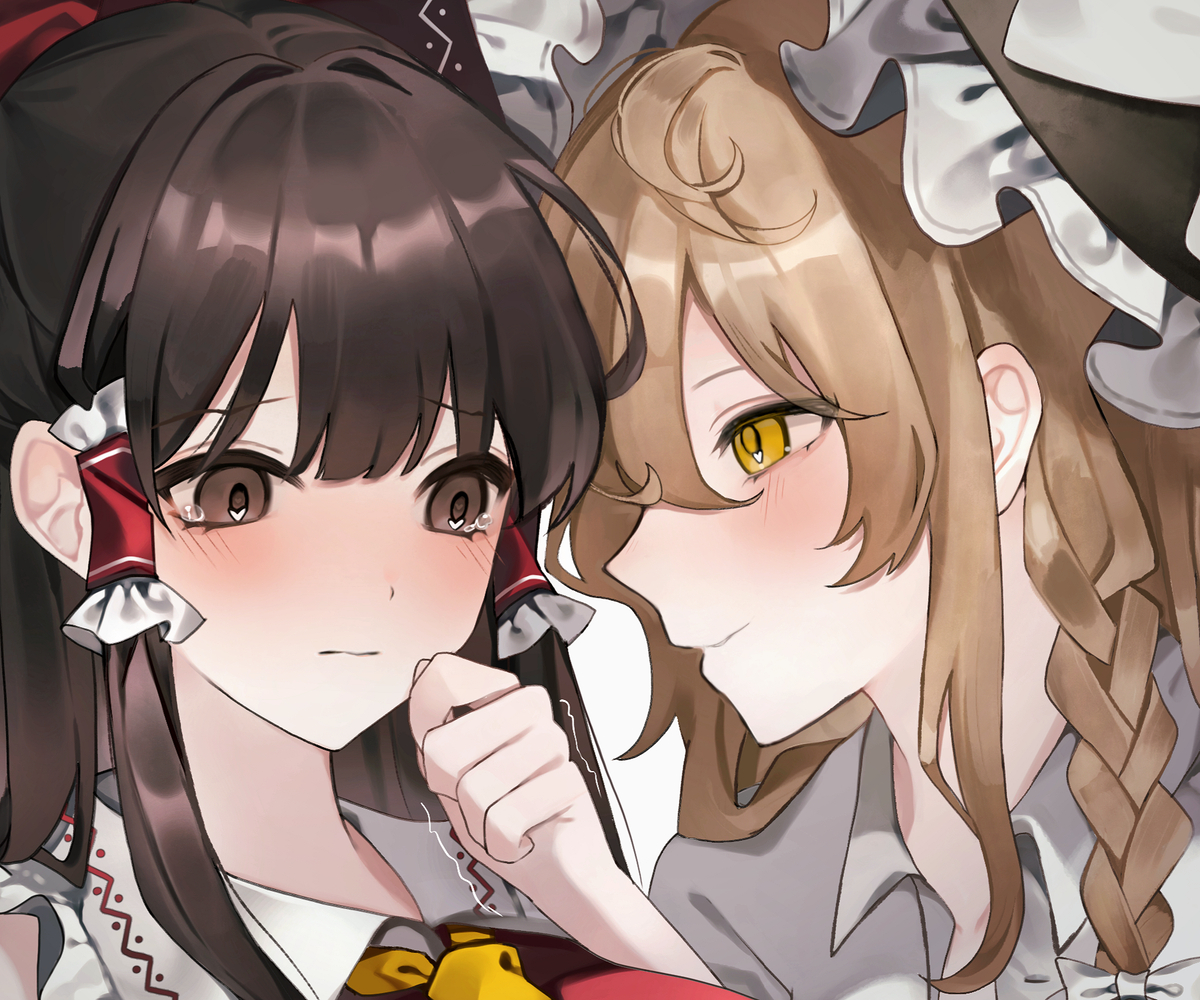 This is a pixiv picture whose title is レイマリ.