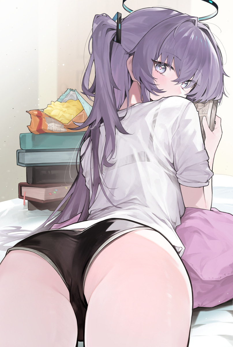 This is a pixiv picture whose title is yuuka.