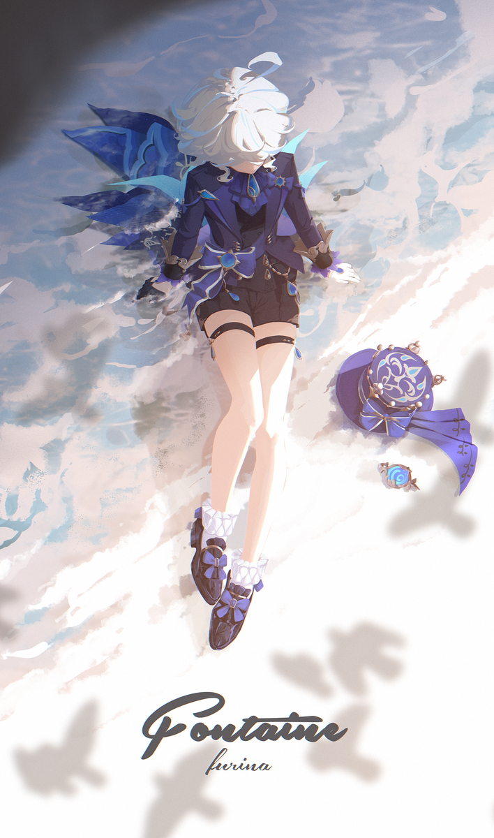 This is a pixiv picture whose title is 芙宁娜.