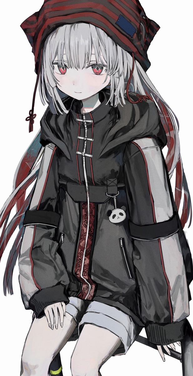 This is a pixiv picture whose title is チャイナボタンパーカー.