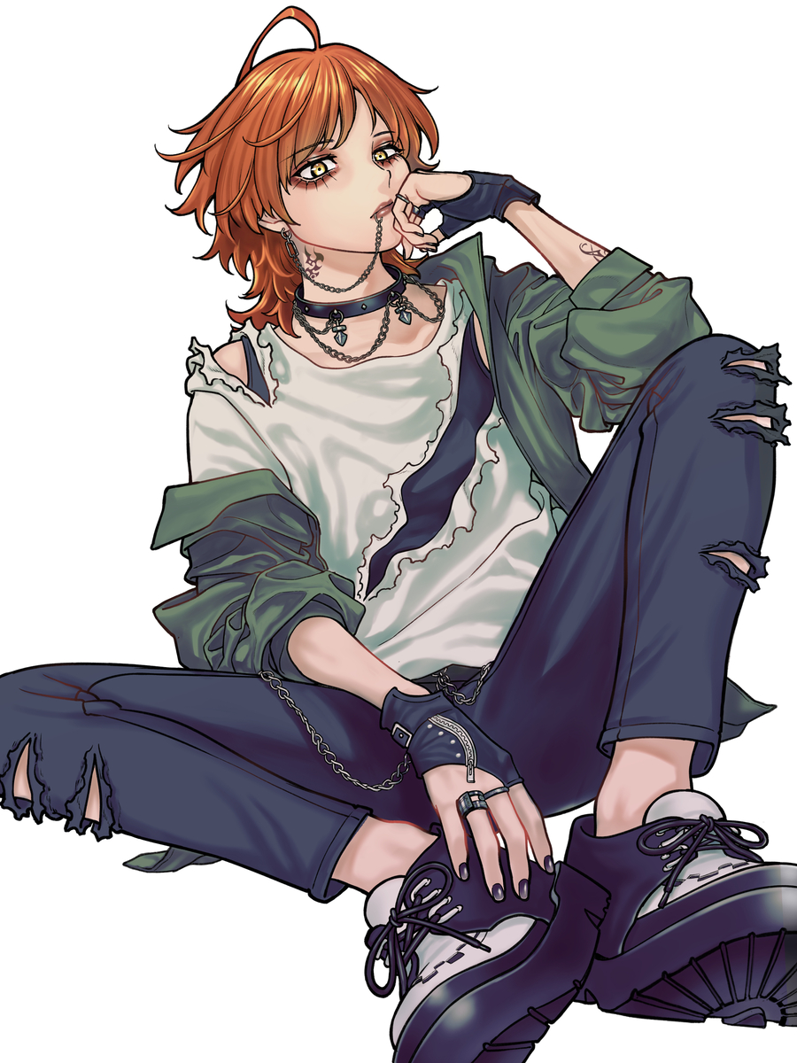 This is a pixiv picture whose title is 色違いAkiさん.