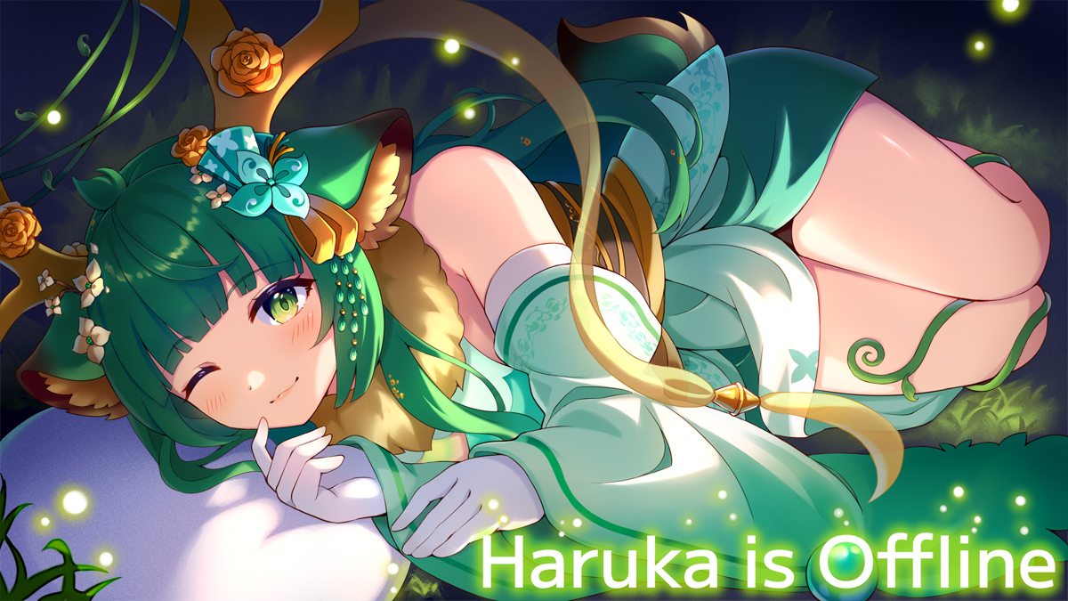 This is a pixiv picture whose title is Haruka Karibu.