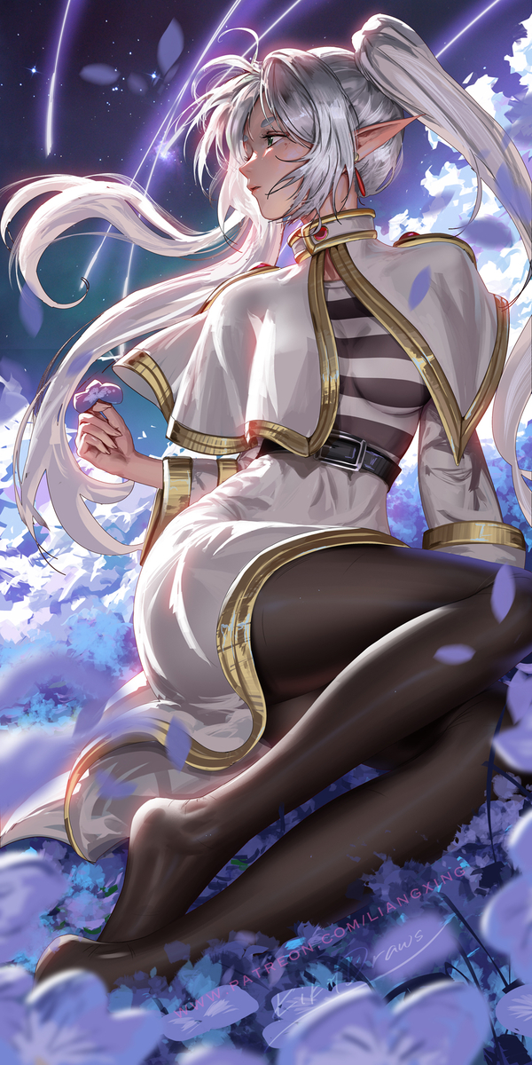This is a pixiv picture whose title is Frieren.