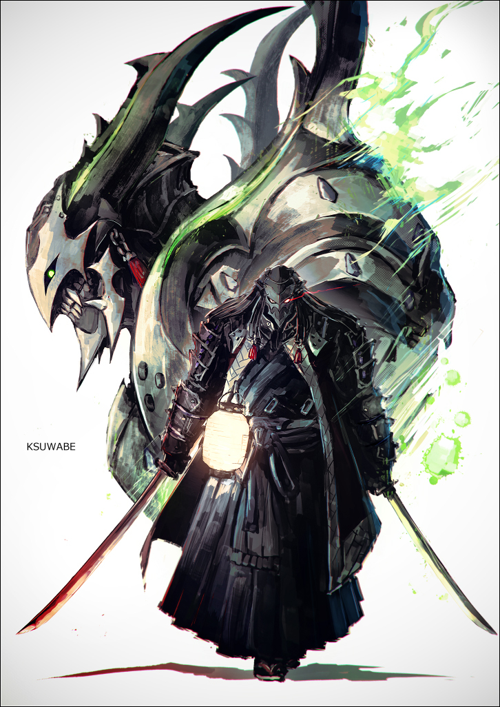 This is a pixiv picture whose title is 服部武雄.