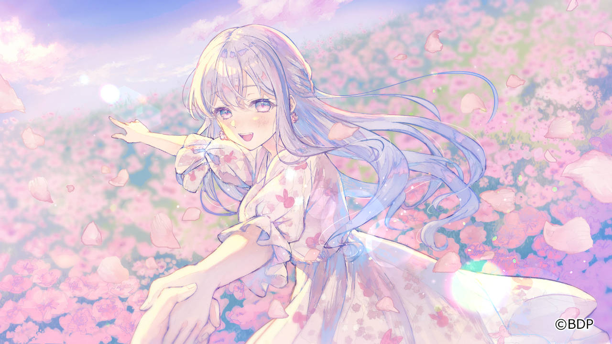 This is a pixiv picture whose title is 【お仕事絵】ユキトキ／歌ってみたMVイラスト.