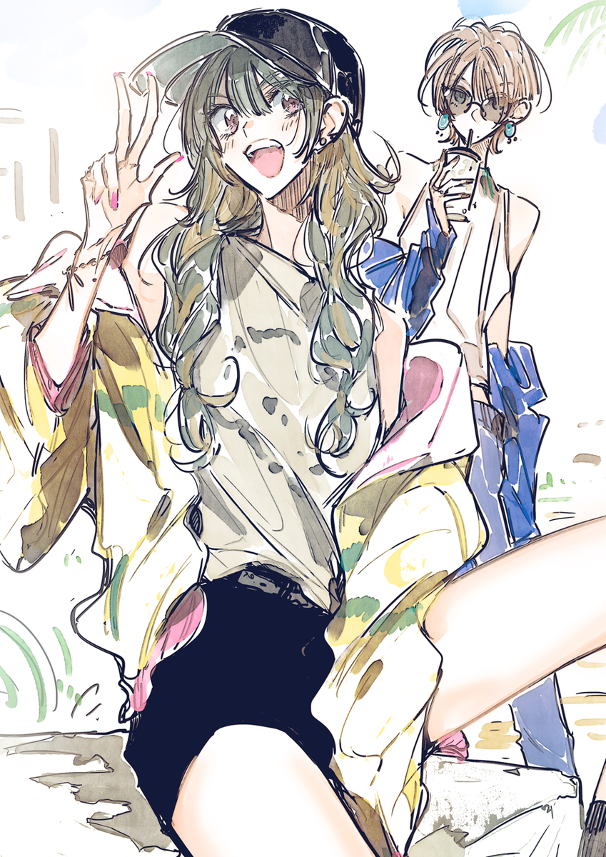 This is a pixiv picture whose title is 2022年5月11日～2022年7月29日 創作イラストまとめ.