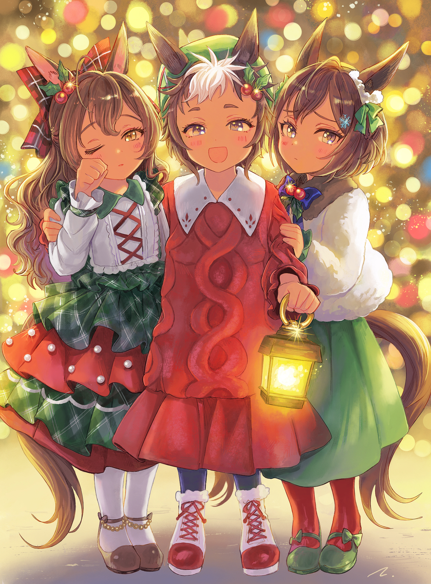 This is a pixiv picture whose title is 🎄.