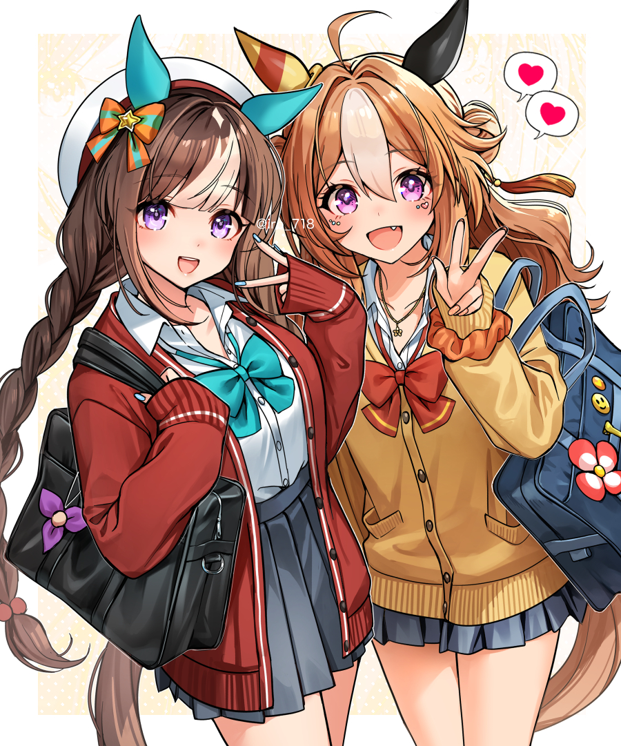 This is a pixiv picture whose title is ギャル風リッキー＆タルマエ.
