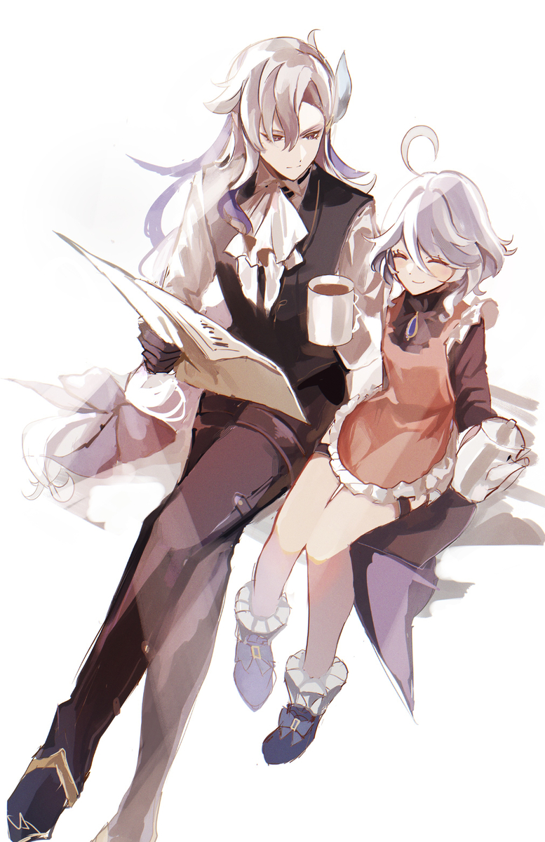 This is a pixiv picture whose title is 穏やかなひととき.