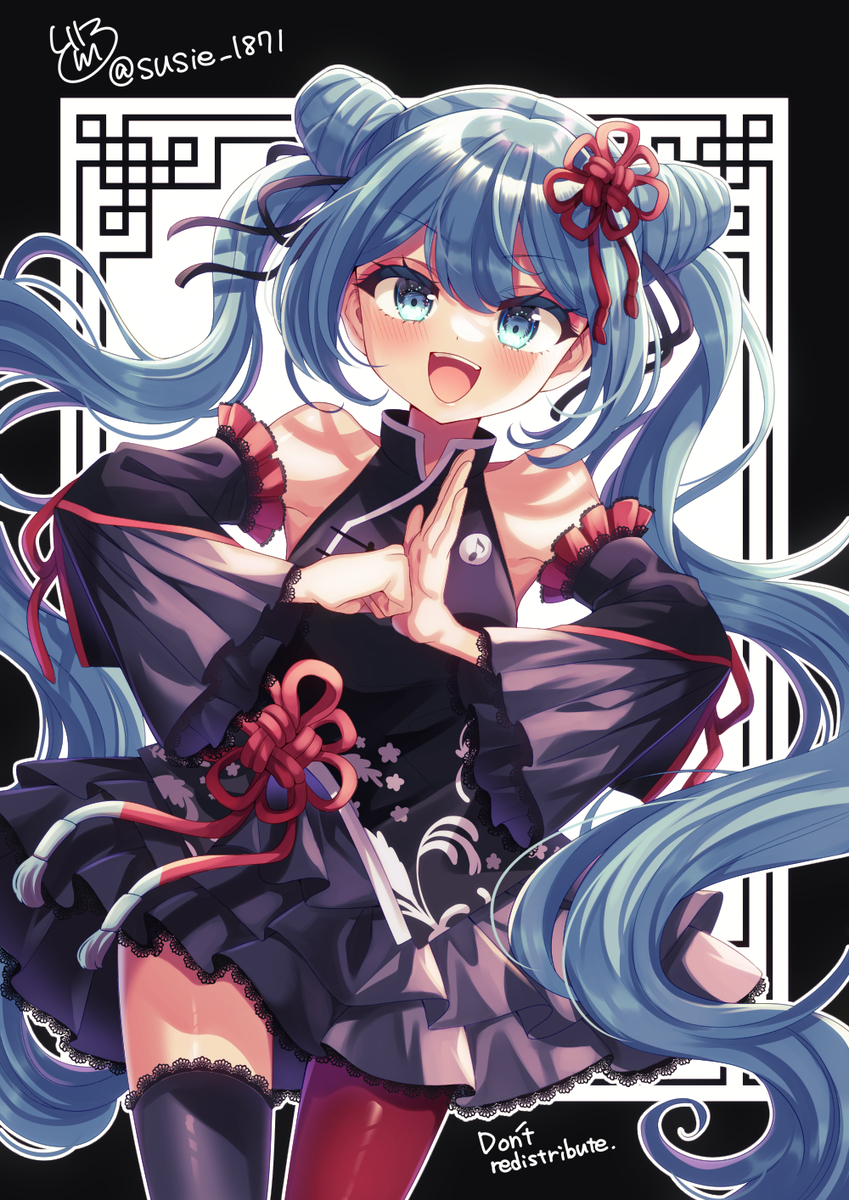 This is a pixiv picture whose title is チャイナミク.
