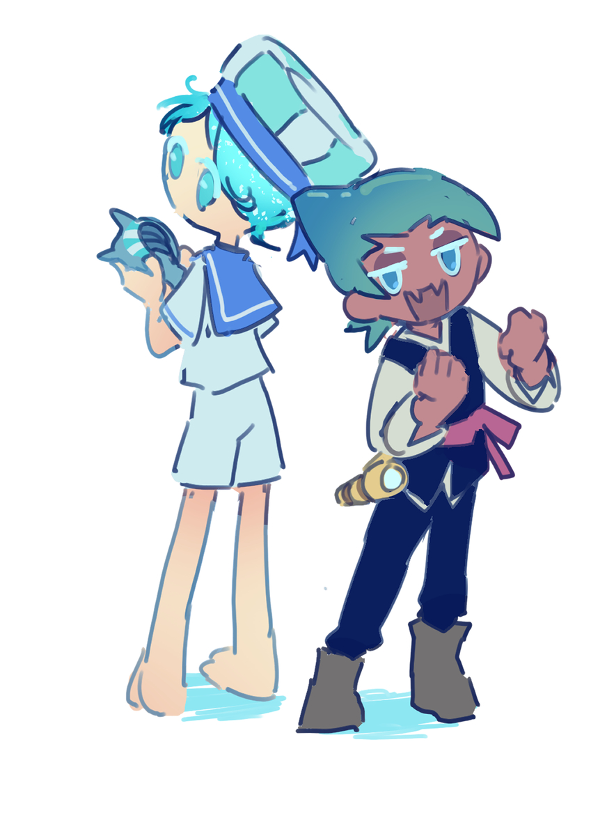 This is a pixiv picture whose title is 🍬🦈.