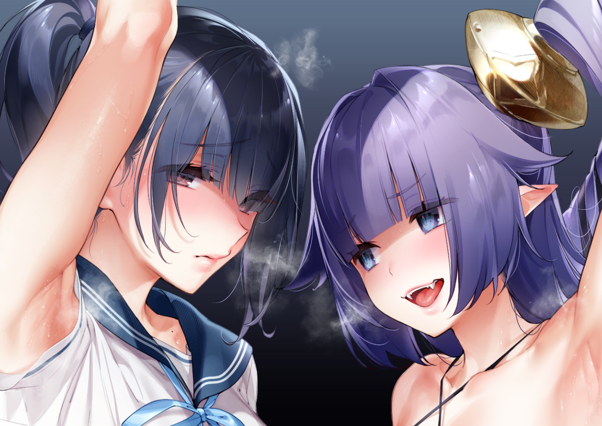 This is a pixiv picture whose title is 欲望パンドラ◎3巻🩷腋.