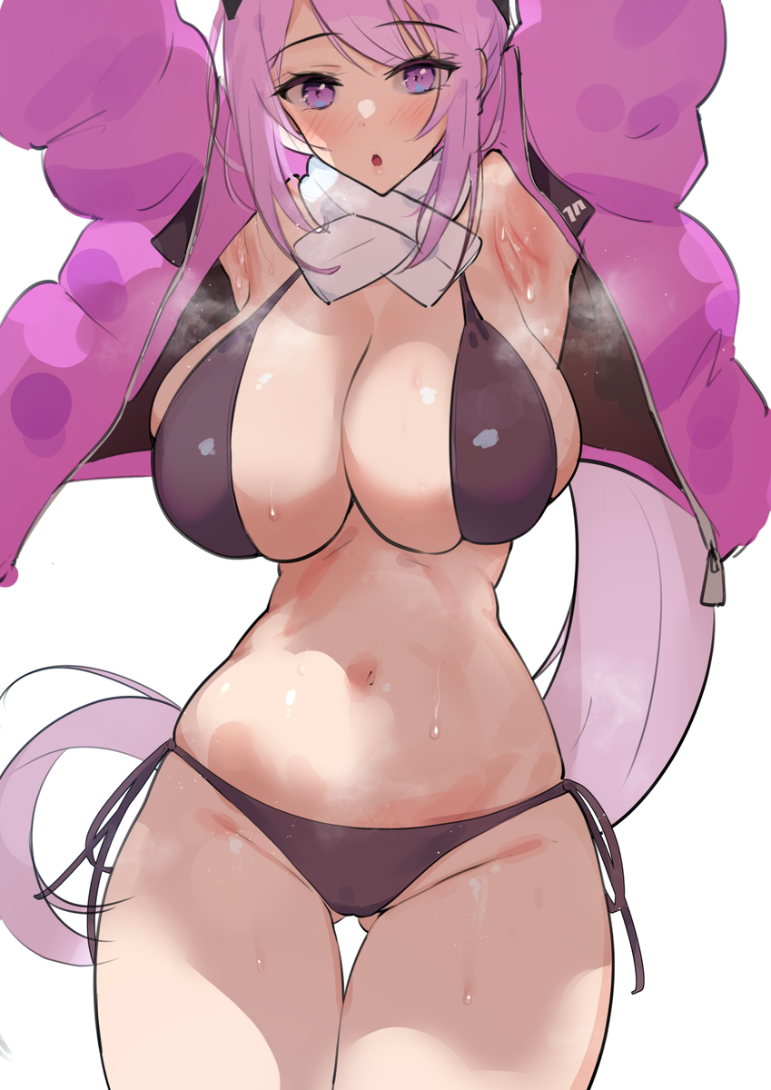 This is a pixiv picture whose title is 水着エイミ３.