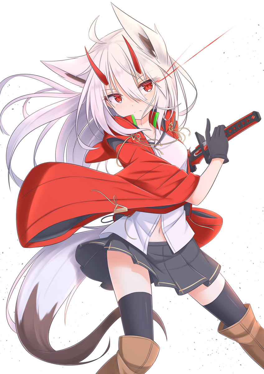 This is a pixiv picture whose title is ハクアちゃん.