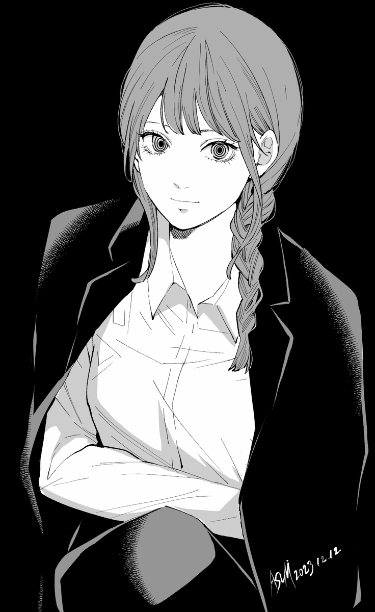 This is a pixiv picture whose title is マキマ.