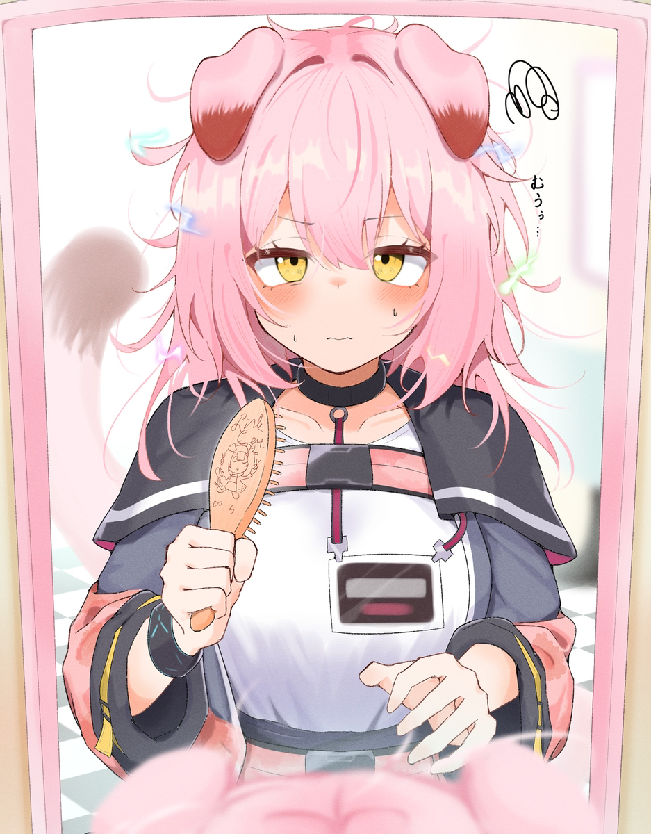 This is a pixiv picture whose title is ブラッシング.