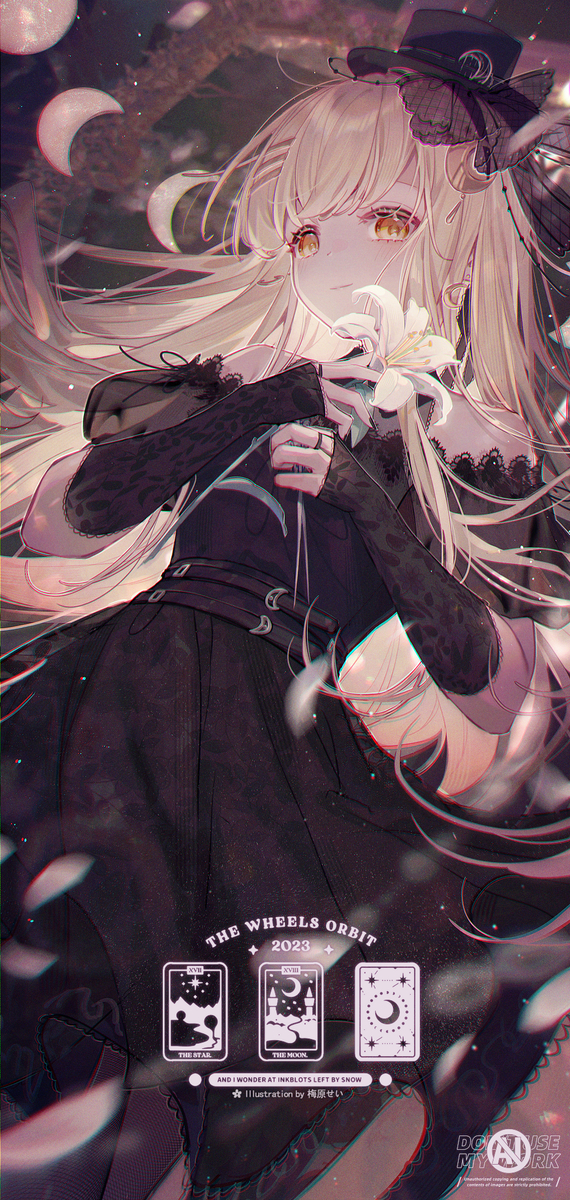 This is a pixiv picture whose title is 🌒🌓🌔.
