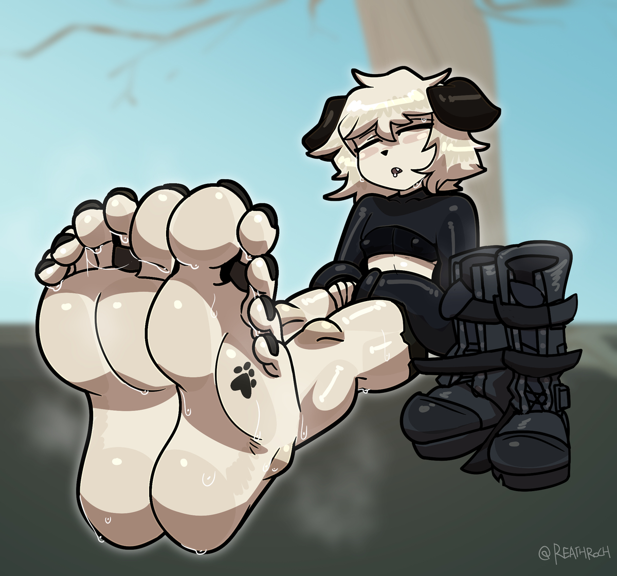 This is a pixiv picture whose title is OC Commission.